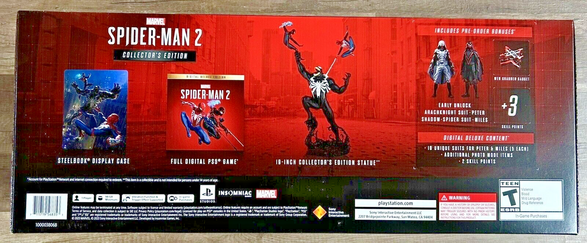 家庭用ゲームソフト SONY - PS5 SPIDERMAN2 LIMITED EDITION Amazon.co.jp: PlayStation 5 