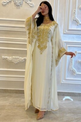 SALE New Moroccan Dubai Kaftans Farasha Abaya Dress Very Fancy Long Gowns SE 225