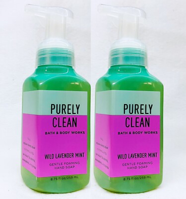 Bath Body Works WILD LAVENDER MINT Gentle Foaming Hand