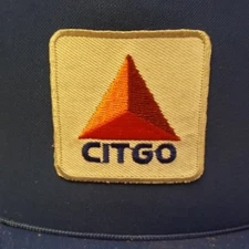 Vintage Citgo Gas Petroleum Adjustable Snapback Hat  Embroidered Patch Logo