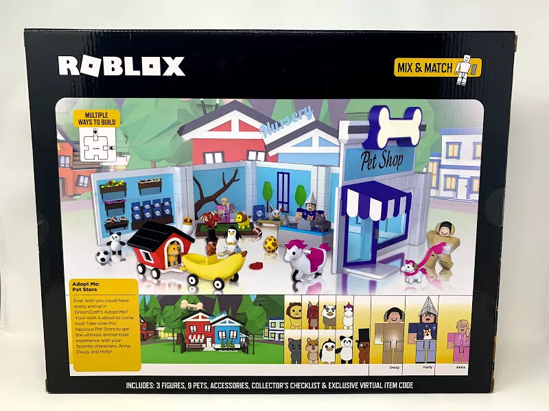 Roblox Celebrity Collection - Adopt Me: Pet Store Deluxe Playset [Includes  Exclusive Virtual Item]