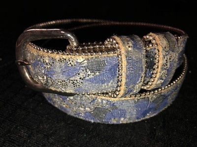 silver sparkle belt