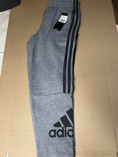 Adidas Iconic Joggers Youth, Grey , Size Small 3 Pairs