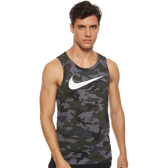 nike dri fit camo tank top