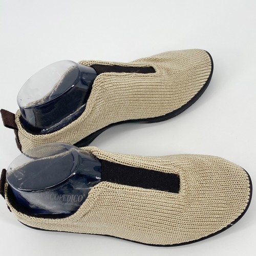 Arcopedico Knit Comfort Shoes Size EU 38 US 7 or 7.5 Tan Lace Up Comfort - Picture 5 of 8