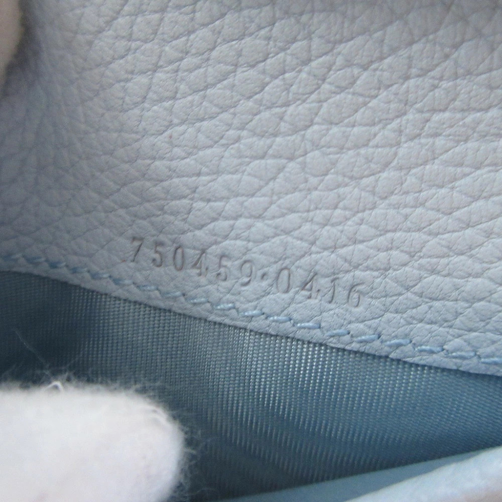 Gucci Python Leather Blue Bifold Wallet Women Unu… - image 6