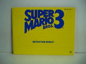 K25i14311 SUPER MARIO BROS 3 W/ BOX & INSTRUCTIONS 1990 NES NINTENDO ORIGINAL 2B