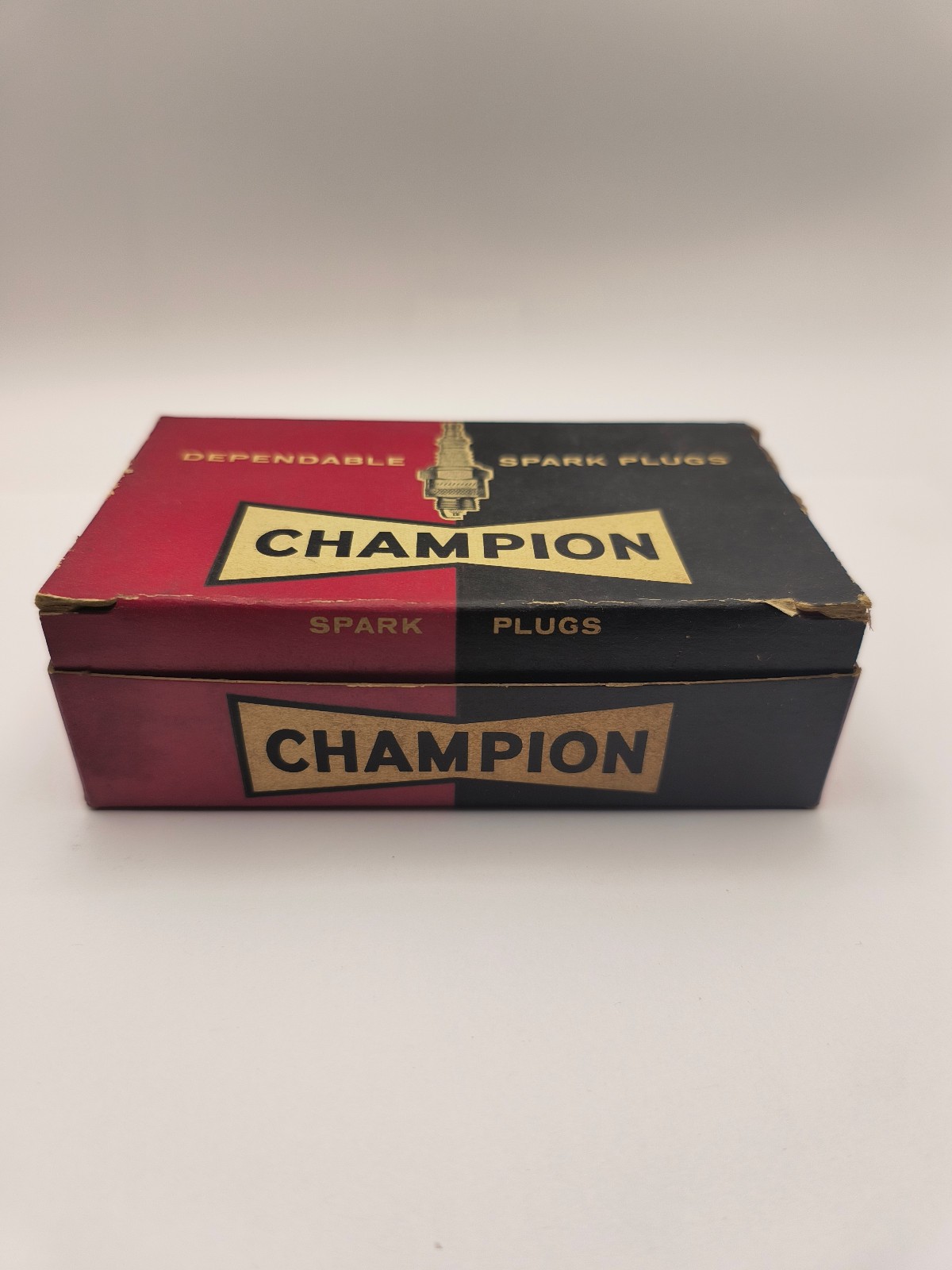 NOS 10 Champion UL-15Y Spark Plugs, Orginal Box, Vintage Warranty Card