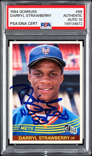 Darryl Strawberry #68 1984 Donruss card