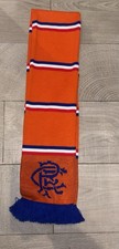 Glasgow Rangers FC Away Scarf Orange Blue/red/white Brand New