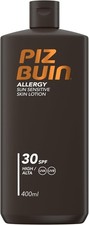 Piz Buin Allergy Lotion SPF 30 Sunscreen 400ml Sensitive Skin Moisturising Prote 46.55 per litre