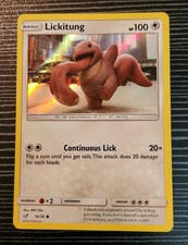 Pokemon- Lickitung 16/18- Detective Pikachu- Holo Card