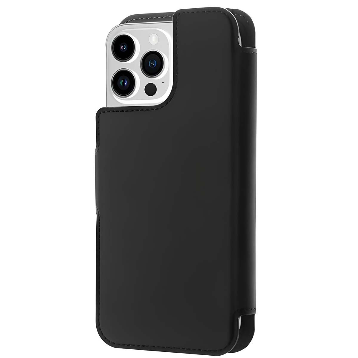 Coque iPhone 14 Pro PURO Folio Anti-Rayures avec Emplacement Carte