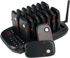 Retekess TD175 Restaurant Pager System Queuing 16 Beeper Food Truck Cafe Church