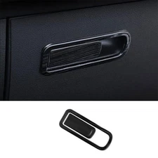 Co-Pilot Storage Box Handle Bowl Trim For Benz GLB W247 2020-2022 Black Steel