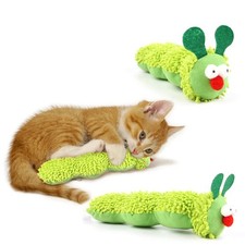 1 pc Caterpillar Cat Chew Toy with Catnip Silvervine Interactive Kitten Toy