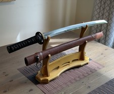 Authentic WWII Japanese Army Gunto, Mumei KOTO Scarce-Sori blade Pilot Sword