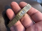 Seiko womens mid century wind up watch gold plate fit to 6 1/2 in wrist running!