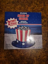 Amscan Inflatable Stand Up Cooler 2 Feet Party Drink Cooler Flag 4th July