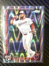 2025 Topps Chrome RAYWAVE REFRACTOR Luis Garcia Jr. #269 - Washington Nationals