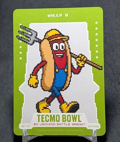 Willy B - Hot Dog Card 2026 Bo Jackson Battle Arena TECMO BOWL #HD-11
