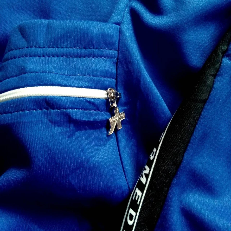 ASSOS Intermediate Evo AirBlock 799 Blue Cycling Jersey Jacket — Size XL - Image 4 of 4