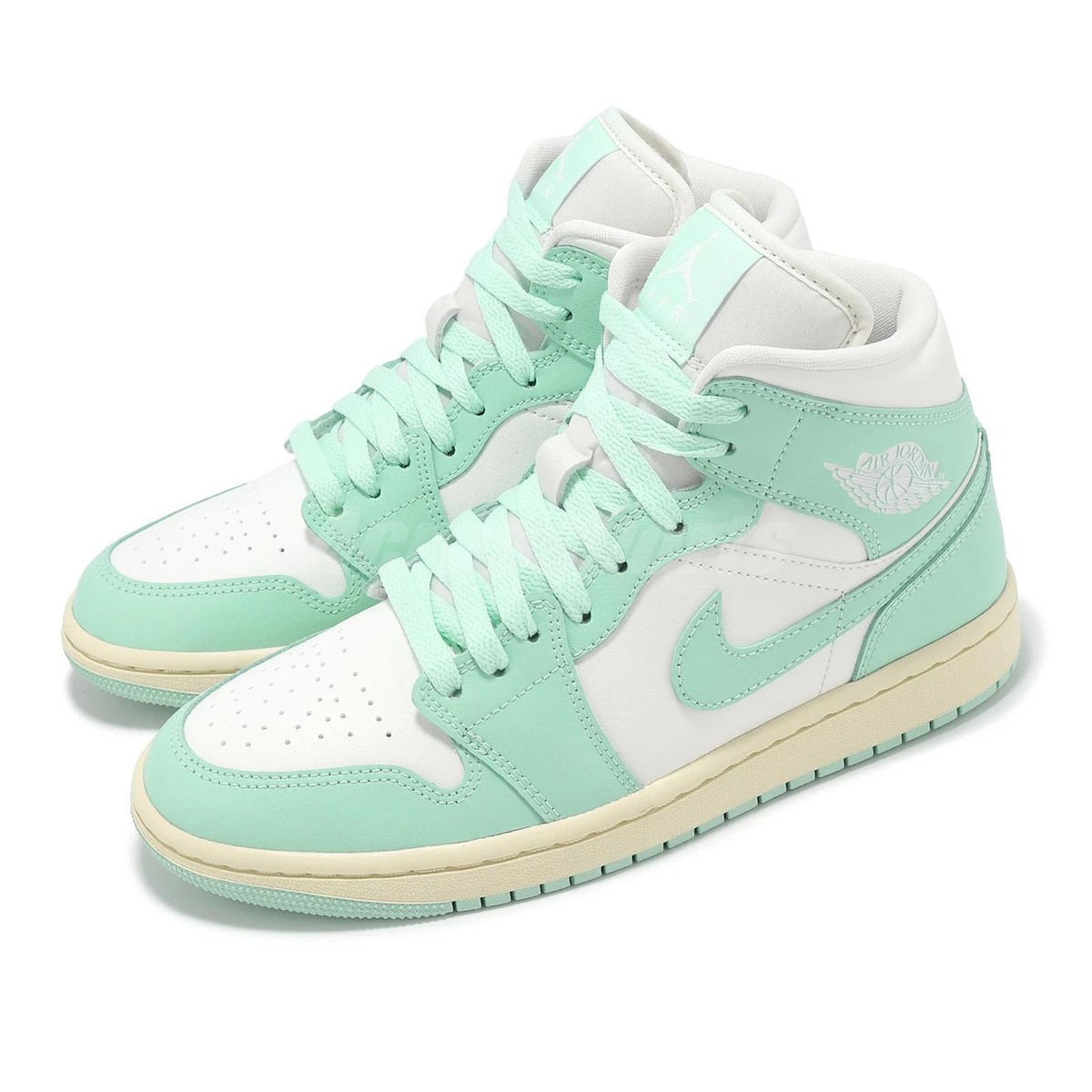 Nike Women's Air Jordan MID AJ1 Light Dew Casual Shoes BQ6472