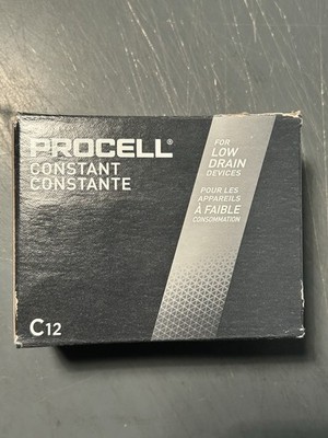 Brand New Duracell Pro Cell C Batteries 12 Pack Exp 3/2035