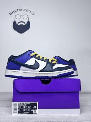 Size 9.5 - Nike Dunk SB Low Court Purple BQ6817-500 Preowned Men s Sneaker