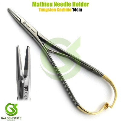 Mathieu Needle Holder TC Orthodontic, Implant Stronger, Secure Heavy Suturing