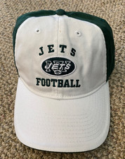 Cap Hat New York Jets NFL Team Apparel Football Cotton Men's One Size