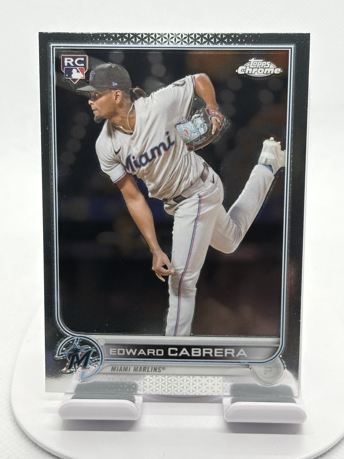 2022 Topps Chrome Edward Cabrera RC #64 Marlins