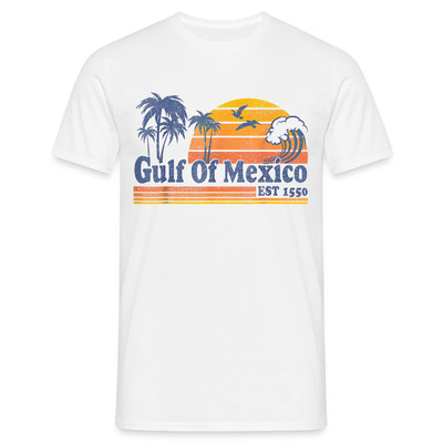 Gulf Of Mexico EST 1550 Männer T-Shirt