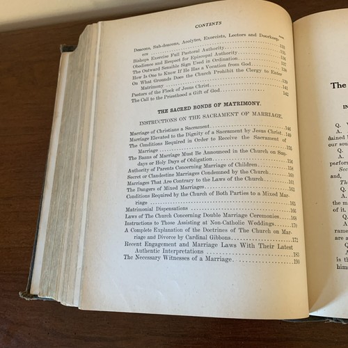 1906 Das Handbuch der Heiligen Katholischen Kirche Teile 1+2 signiert Erzbischof Chicago - Bild 22 von 24