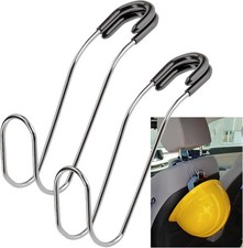 Metal Car Hooks - Hard Hat Holder for Truck and Unbreakable Headrest Hooks for C