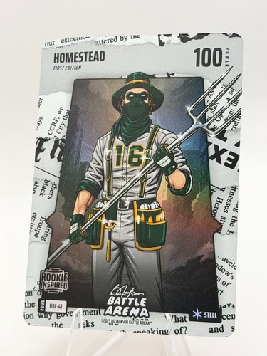 2026 Bo Jackson Battle Arena HOMESTEAD ~ Nick Kurtz ~ HBF-41 ~ 100 Steel
