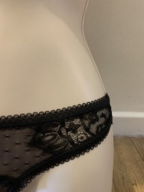 Maison Close Inspiration Divine Panty Black 6-8 BNWT Boxed Freepost