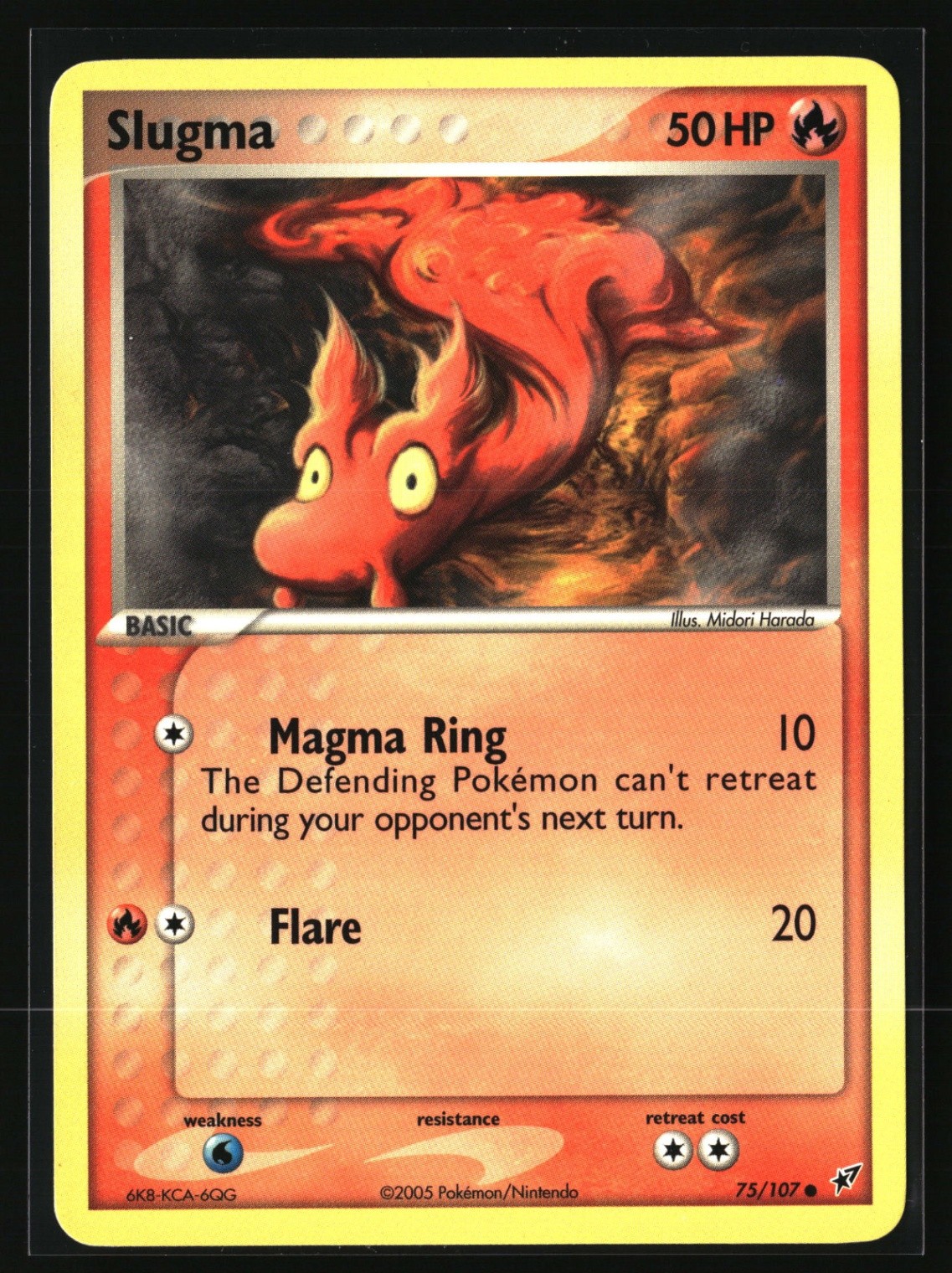 Slugma - 075/107 Common Deoxys 75/107 NM