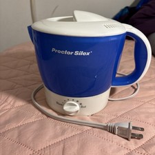 Proctor Silex Hot Pot Electric Kettle Boil Tea Adjustable Temp TESTED & WORKING