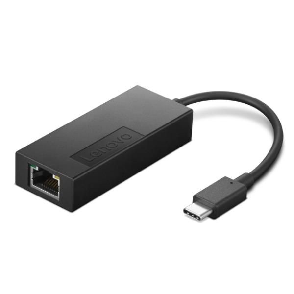 Lenovo Nero Usb-C Ethernet (Rj-45) Adapter (Usb-C), Adattatore Di Rete, - Immagine 5