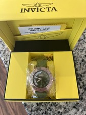 Brand New Invicta Specialty Compass men's green face watch 45mm