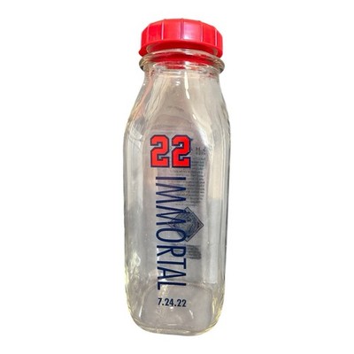 Shatto Milk Bottle Commemorating Buck O'neil HOF Induction Empty Bottle 22 Cap