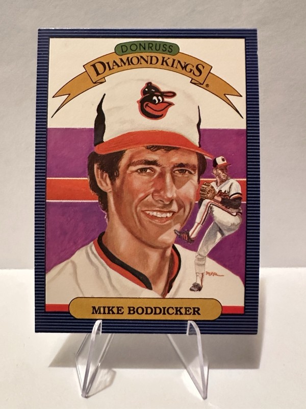 1986 Donruss - Diamond Kings Mike Boddicker #8