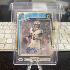 2024 Panini Clearly Donruss SPENCER RATTLER RC Rated Rookie auto Saints