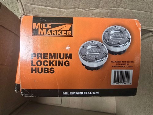 Mile Marker Premium Locking Hubs (449SS),Silver