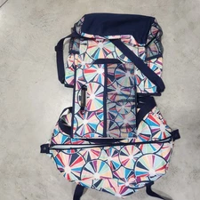 Thirty One Crossbody Utility Cooler  Tote Bag Set Of 3 31 Pinwheel Party Cm