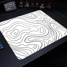 Fluid Gaming Mouse Pad 40x45cm Anti Slip Rubber Desk Mat for PC Office