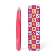 Expert Slant Tweezer Stainless Steel Tweezers for Men Women