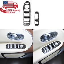 Carbon Tuning Window Lift Switch Button Panel Cover Trims For Hyundai Ioniq 9