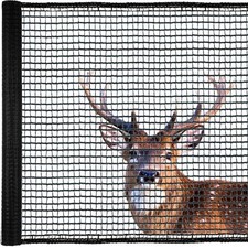 Deer Fence Netting, 5x100 Ft Plastic Mesh Netting for Garden Protection, Temp... 0.76 per foot